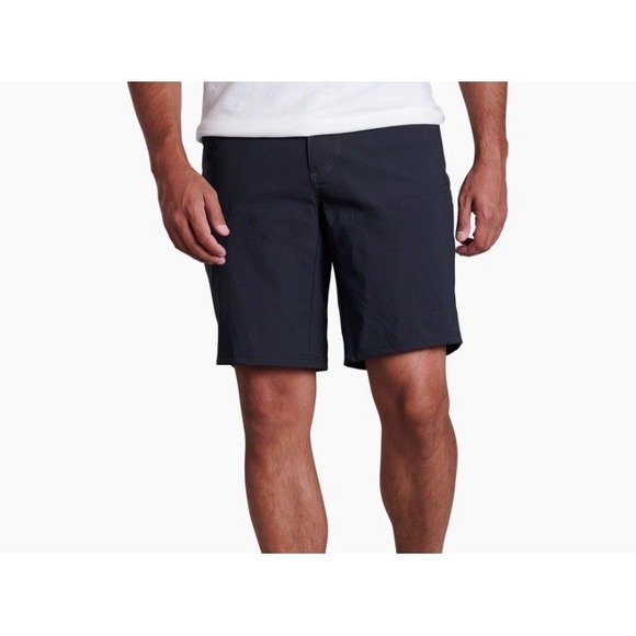 Kuhl Renegade Shorts Men's 34 Koal Black Performance Cargo Hiking 10" inseam - Picture 1 of 10